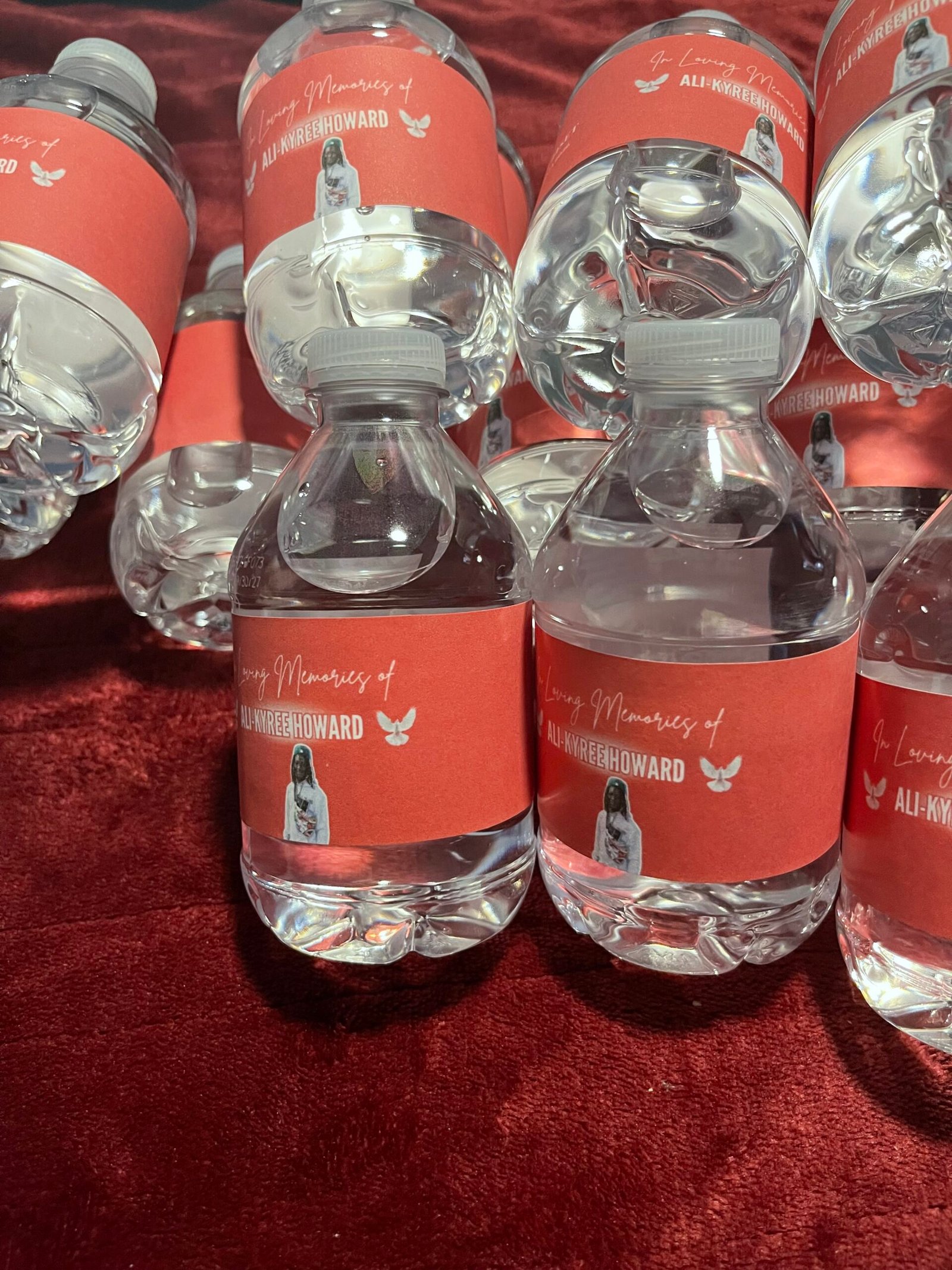In Loving Memory Custom Water Bottle Labels - Image 2