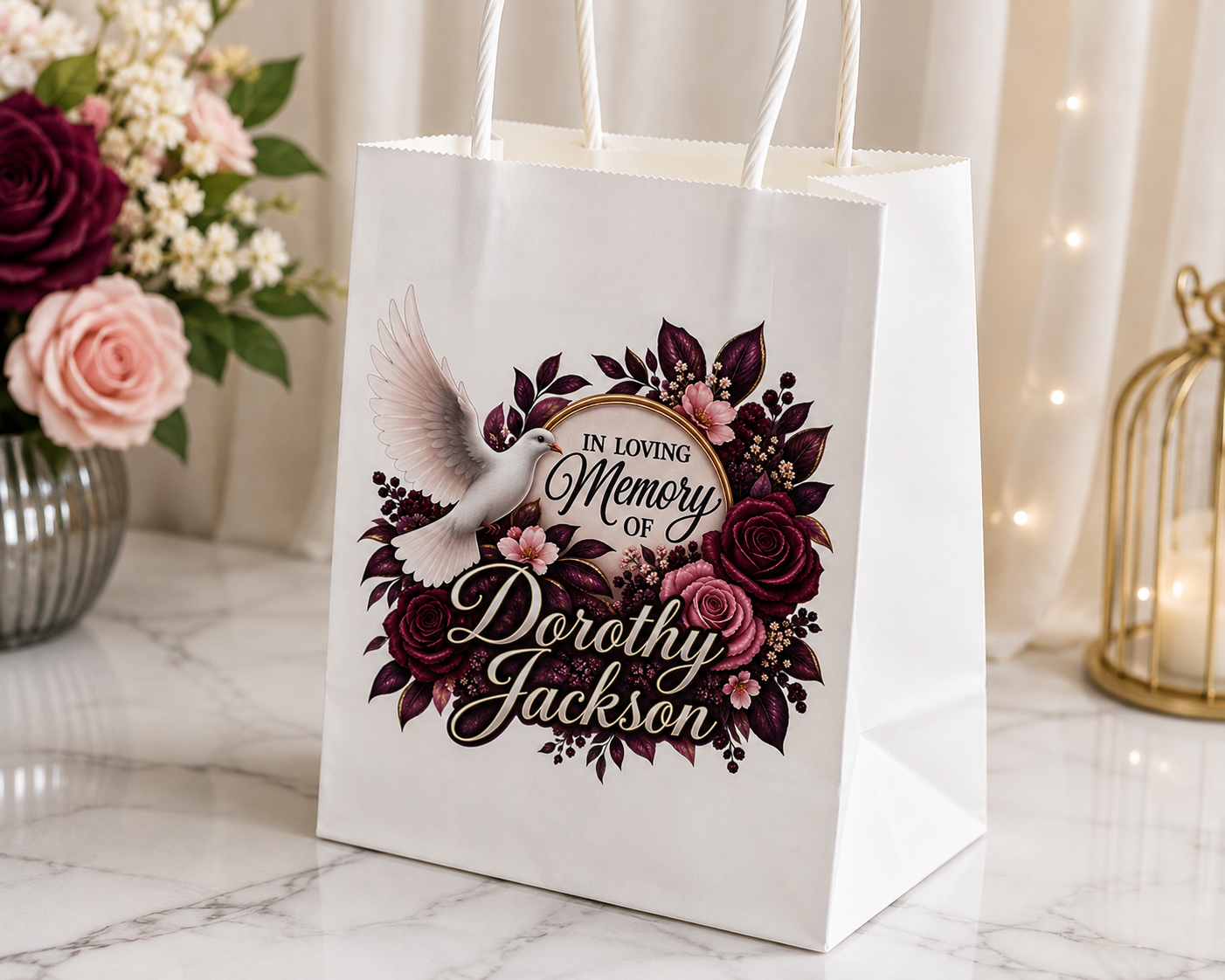 Personalized Memorial Gift Bags – Set of 12 - Image 4