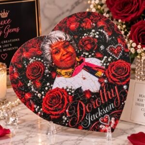 Custom Heart-Shaped Memorial Puzzle